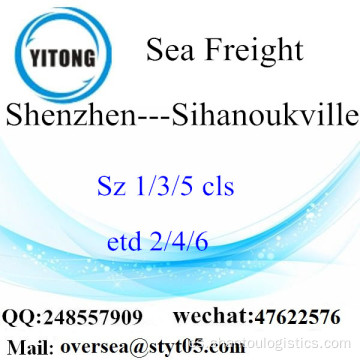 Shenzhen Puerto LCL Consolidación Para Sihanoukville